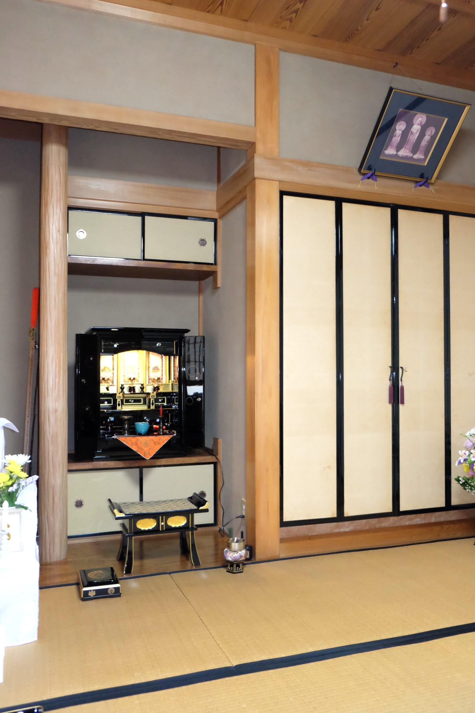 浄土真宗本願寺派　小型上置型塗仏壇　H23号