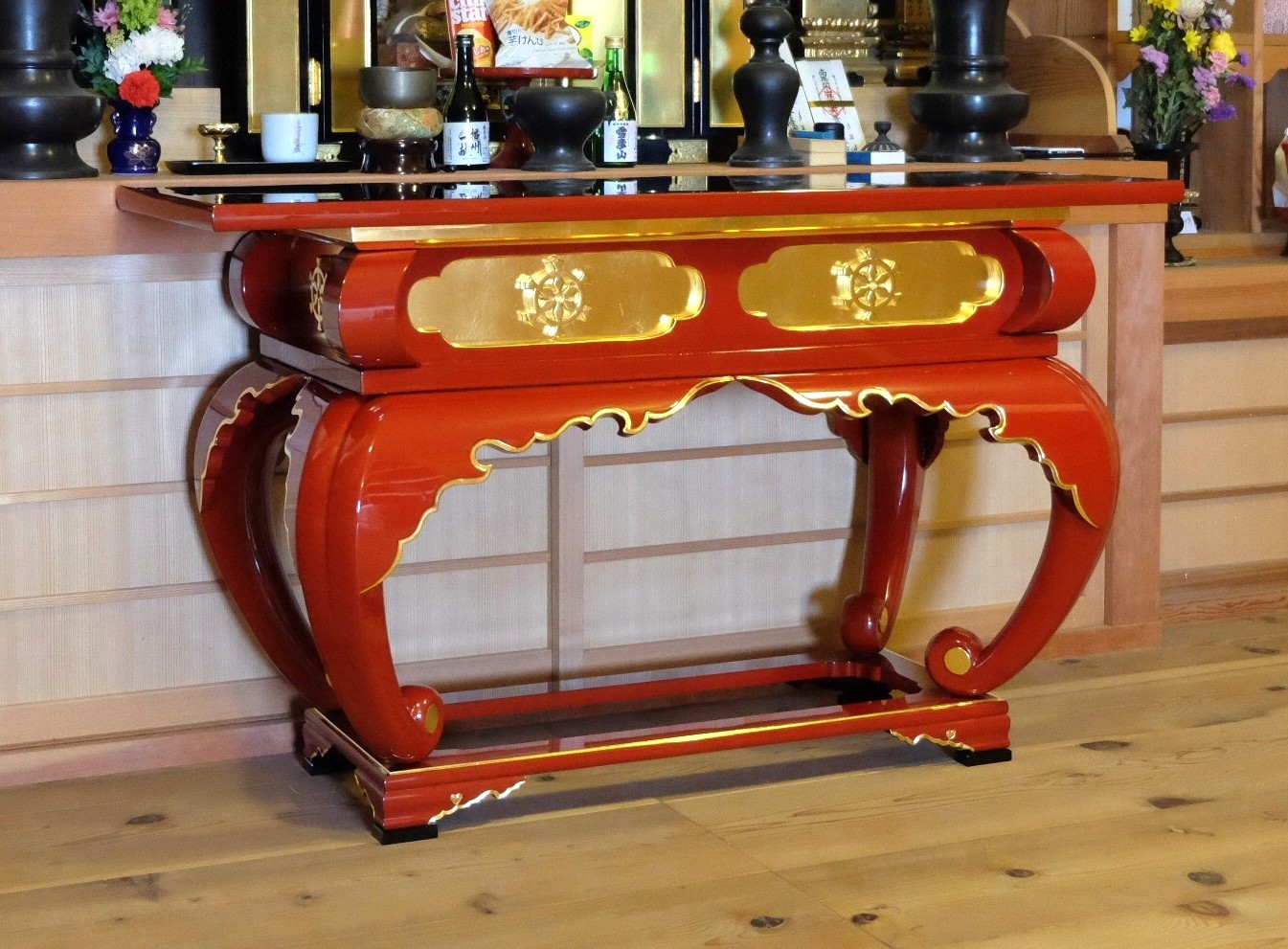 浄土真宗本願寺派　小型上置型塗仏壇　H23号